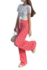 Jogginghose mit Herz-Print